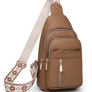Women's Solid Color Sling Bag